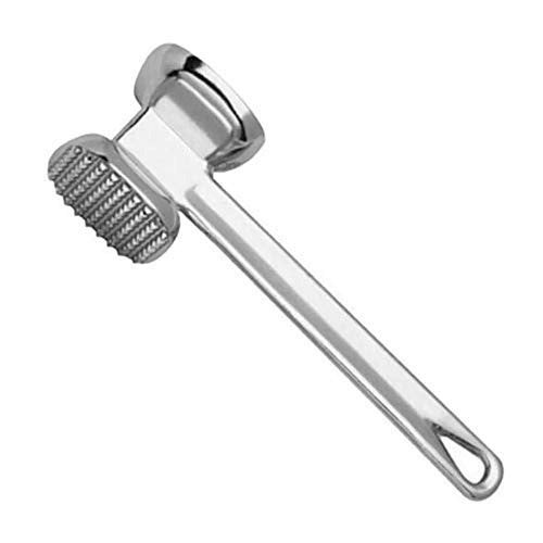 Dual-purpose meat tenderizer hammer for professional use. Dual-purpose meat tenderizer hammer for professional use.